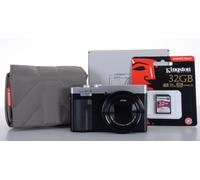 Panasonic Lumix TZ99 Digital Camera and Case Plus 32GB SD Card (Silver)