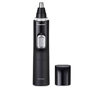 Panasonic Men’s Ear and Nose Hair Trimmer with Vacuum Cleaning System, Wet Dry Hypoallergenic High-Performance Dual Edge Blade - ER-GN70-K, Black