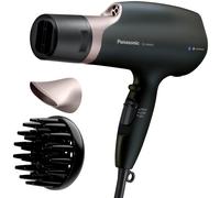 Panasonic Nanoe Salon Hair Dryer with Quick-Dry Oscillating Nozzle, Diffuser Attachment for Curly, Wavy Hair, 3-Speed Heat Setting for Easy Styling &