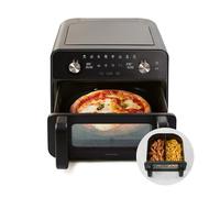 Panasonic NF-BC1000 Flex Air Fryer with Viewing Window, XL Flexible Basket, Basket Divider, 9.6L, 30°-230°C, Gentle Steam, 8 Presets, Easy Clean, Black