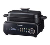 Panasonic NF-GM400KXE 4-in-1 Electric Multi Cooker, 1400W, 40-250°C, 9 Automatic Programmes, 4 Accessories, Smoke Squeegee, Dishwasher Safe, 2.5 m Cable, Black
