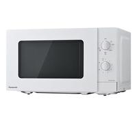 Panasonic NN-GM21QWEPG 20L Compact Microwave with Grill, 800 W, Combination Cooking, 5 Power Levels, Defrost Function, Rotary Control, Glass Turntable, White
