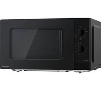 Panasonic NN-GM22QBEPG 20L Grill Microwave with Glass Plate and Grate, 800 W, 1000 W Grill, Defrost Setting, Rotary, Quick 30, Timer, Black