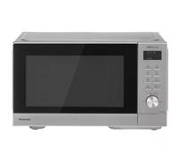 Panasonic NN-SD37QSBPQ 29L Solo Microwave Oven, 1000W, Auto Defrost, 11 Auto Programmes, Timer, Silver & Stainless Steel