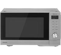 Panasonic NN-SD37QSBPQ 29L Solo Microwave Oven, 1000W, Auto Defrost, 11 Auto Programmes, Timer, Silver & Stainless Steel