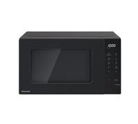 Panasonic NN-ST22QBBPQ 20L Solo Microwave Oven with Glass Tray, 800W, Auto Defrost, 8 Auto Programmes, LED Display, 5 Power Settings, Digital Timer, Black