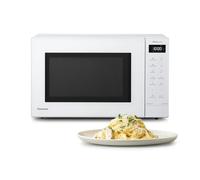 Panasonic NN-ST64QWBPQ 32L Inverter Solo Microwave, 1000W High Power, 24 Auto Programmes, Junior Menu Auto programmes, Quick 30 Function, Touch Control, Even Cooking and Defrosting, White