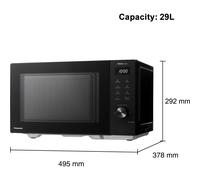 Panasonic 29L 1000w Inverter Solo Microwave, Silver