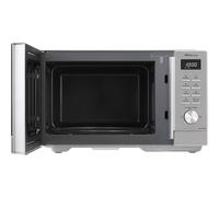 Panasonic NN-SD37QSBPQ 29L Solo Microwave Oven, 1000W, Auto Defrost, 11 Auto Programmes, Timer, Silver & Stainless Steel