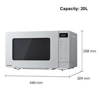 Panasonic 20L 800W Standard Microwave NN-ST23QMBPQ - Silver