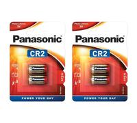 2 x Panasonic CR2 3V Lithium Photo Battery DLCR2 KCR2 CR17355 Camera
