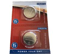 Panasonic Pack Of 2 Lithium CR2016 3V batteries Coin Cell Multi-Purpose New