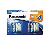 Panasonic PANLR6EGE4BLI Evolta AA/Lr6 AA Alkaline Battery (Pack of 8)
