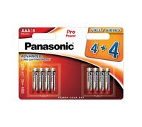 Panasonic Pro Power Batteries AAA 4+4 Free Promo Pack Pack of 8
