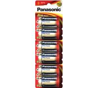 Panasonic Pro Power Gold LR20PPG Alkaline D Batteries 6/pk (LR20, MN1300, AM1, R20)