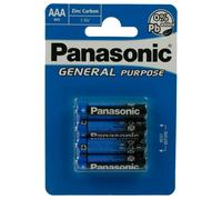 Panasonic R03 4xAAA Batteries