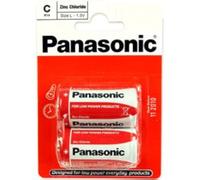 Panasonic R14RZ-2BP Zinc Chloride C Size Battery - 2 Packs