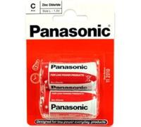 Panasonic R14RZ-2BP Zinc Chloride C Size Battery - 2 Packs