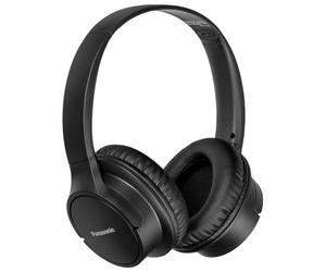 Panasonic RB-HF520BE-K Bluetooth Over-Ear Headphones, Voice Control, Wireless, Up to 50 Hours Battery Life, Black