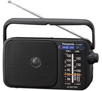 Panasonic RF-2400DEB-K Portable FM/AM Radio with Digital Tuner, Large Dial