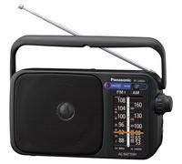 Panasonic RF-2400DEB-K Portable FM/AM Radio with Digital Tuner, Large Dial, Mains and Battery powered, Easy to Use Radio for Home, Travel or Outdoors