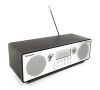 Panasonic RF-D100BTEGT Digital Radio in Retro Design (Stereo Sound, DAB+, FM Tuner, Mains and Battery Operated, Bluetooth, AUX) Brown/Silver
