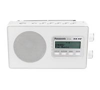 Panasonic RF-D10EG-W Digital Radio (DAB+/FM Tuner, Mains and Battery Operated) White