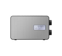 Panasonic RF-D30BTEB-K DAB+ FM Radio, Bluetooth, IPX4, Kitchen Timer, USB Smartphone Charging, Battery & Mains Powered, Black