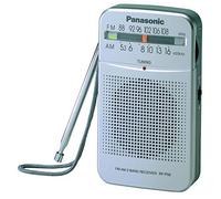 Panasonic RF-P50d Pocket AM/FM Radio Silver RF-P50D