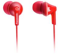 Panasonic RP-HJE125E Ergofit Wired In-Ear Earphones - Red