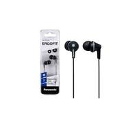 Panasonic RP-HJE125E-K Ergofit Earphones with Powerful Sound Black