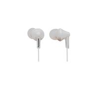 Panasonic RP-HJE125E-W Ergo Fit In-Ear Headphones - White | 3-Size Ear Pads, OctaRib Diaphragm, 10-24 kHz, 3.6 ft Cord