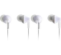 Panasonic RP-HJE125E-W in Ear Wired Earphones with Powerful Sound, Comfortable N