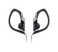 Panasonic RP-HS34E Water/Sweat Resistant Adjustable In-Ear Sports Headphones in Black Panasonic Black