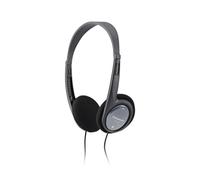 Panasonic HT090 Lightweight Headphones - 5m Long Cord - Black Single