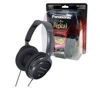 Panasonic RP-HT225E-K Advanced Monitor Headphones- Immersive XBS Bass,DJ-Style Single-Side Monitoring,Inline Volume Control,Frequency Response 18Hz-22kHz,Comfortable Over-Ear Design-Black