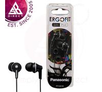 Panasonic RP-HJE125-K Ergo Fit In-Ear Headphone Earphones