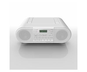 Panasonic RX D552E W Portable Stereo CD System in White DAB Bluetooth