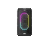 Panasonic SC-BMAX10E-K Portable Party Speaker with Bluetooth, Built-in Lights, 150W, USB, Optical Input for TV, Guitar & Mic Inputs for Karaoke, Black