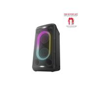 Panasonic SC-BMAX10E-K Portable Party Speaker with Bluetooth, Built-in Lights, 150W, USB, Optical Input for TV, Guitar & Mic Inputs for Karaoke, Black