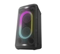 Panasonic SC-BMAX10E-K Portable Party Speaker with Bluetooth, Built-in Lights, 150W, USB, Optical Input for TV, Guitar & Mic Inputs for Karaoke, Black