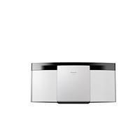 Panasonic SC-HC212EG-W 2 Channel 20W Hi-FI Micro System Dab+ Digital Radio, CD Player, Bluetooth, USB, Pure Sounds and Minimum Distortion, Contemporary Slim Design, Wall Mounted, White
