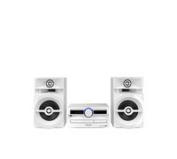 Panasonic SC-UX102E-K Mini Stereo System 300W 2-Way Speakers 5.1" Woofer Ideal for Parties, CD Players, CD-R/R W, Wireless Bluetooth Playback, USB, DAB/DAB+, Powerful Sounds, White