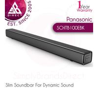 Panasonic SC-HTB100EBK soundbar speaker Black 2.0 channels 45 W
