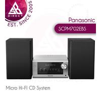 Panasonic SCPM702EBS 80W Bluetooth Micro Hi-FI CD System with FM/DAB Radio│InUK