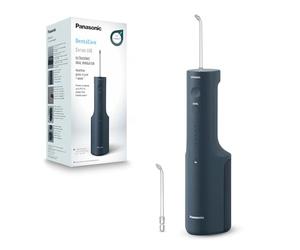 Panasonic Serie 600 Ultrasonic Dental Irrigator EW-DJ66-A303, Oral Irrigator, 200 ml, IPX7, 2 Standard Tips, 5 Pressure Settings, Travel Accessory, Navy Blue