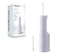 Panasonic Series 300 Water Flosser for Teeth, Cordless EW-DJ26-V311, 99.9% Plaque Remover, 200ml, IPX7, 2 Regular Nozzles, 5 Pressure Settings, Oral Irrigator for Home & Travel, Purple