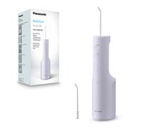 Panasonic Series 300 Water Flosser for Teeth, Cordless EW-DJ26-V311, 99.9% Plaque Remover, 200ml, IPX7, 2 Regular Nozzles, 5 Press