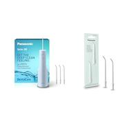 Panasonic Series 300 Water Flosser for Teeth + Panasonic Standard Nozzles (2-Pack)