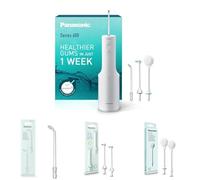 Panasonic Series 600 Ultrasonic Water Flosser for Teeth + Ultrasonic + Orthodontic + Tongue Care, 2 Pack of Each